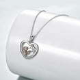 thumbnail image 3 of Collier Fille et Cheval pour Filles Bijoux Cheval Cadeaux pour Femmes 18 Pouces, 3 of 5