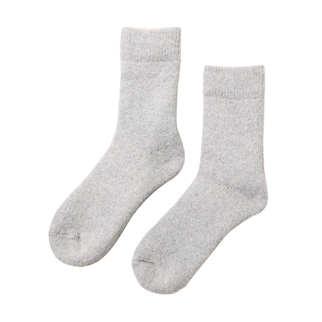 Calcetines de Invierno Minnieouse 1 par Medias Térmicas Calentador de Pies Gris Claro Hombres AP013272-03