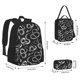 thumbnail image 2 of Disketp Snake Mochila Estampada de Gran Capacidad con Lonchera y Estuche, Set de 3 Piezas para Estudiantes, 2 of 7