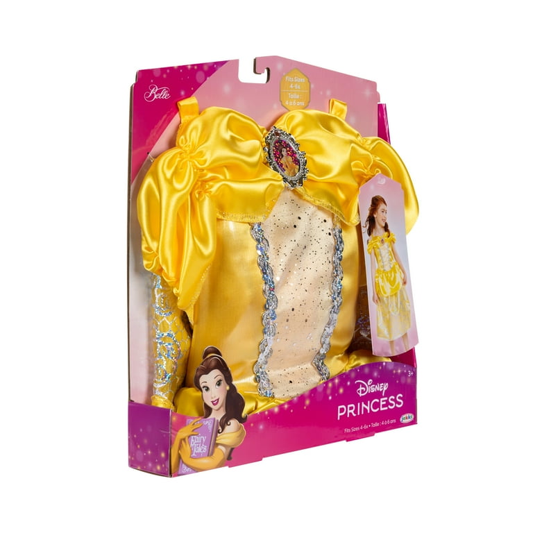 belle princess dress walmart New Disney Princess Belle Deluxe Child Costume Dress Up 3T