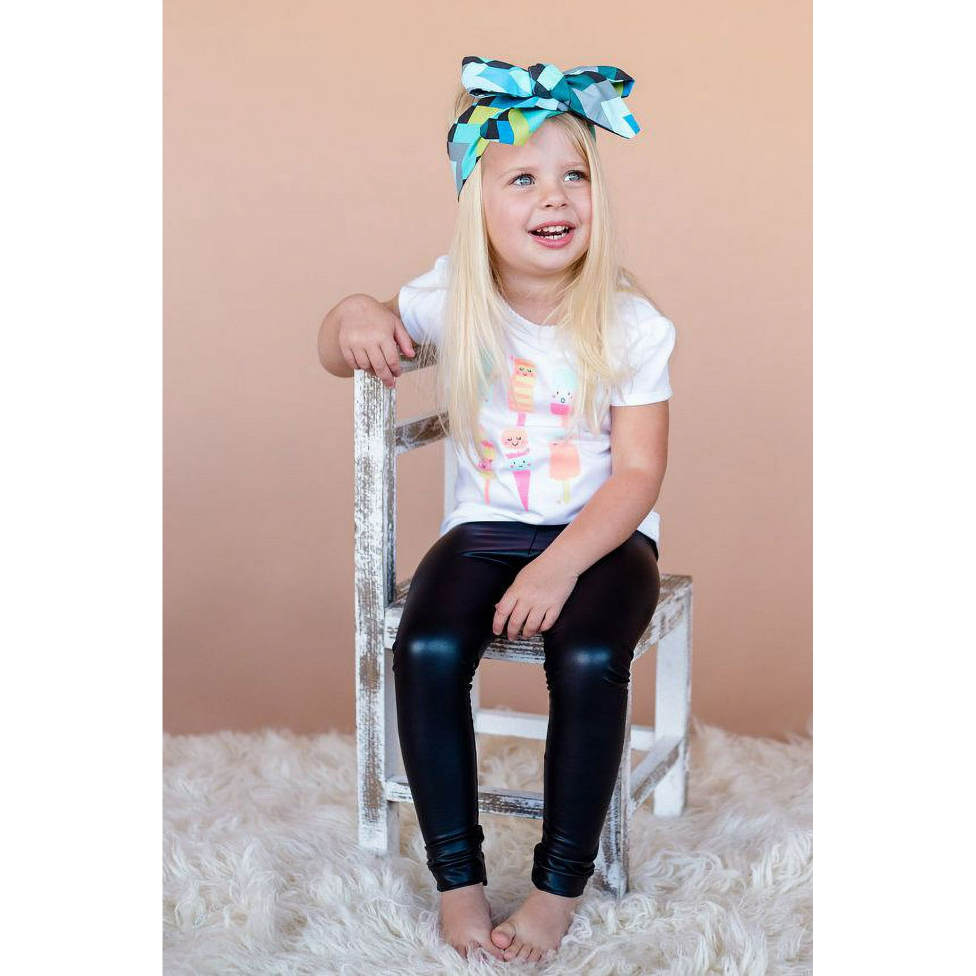 Leggings PU Printemps Automne Legging pour les Enfants Pantalons Skinny en Cuir 8 10 12 Ans Pantalons pour Enfants Vetements Adolescents Pantalon Walmart