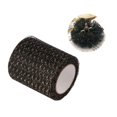 thumbnail image 3 of 1 Roll Mesh Ribbon Decorative DIY Ribbon for Hair Bows Gift Wrapping Crafts (Black), 3 of 9