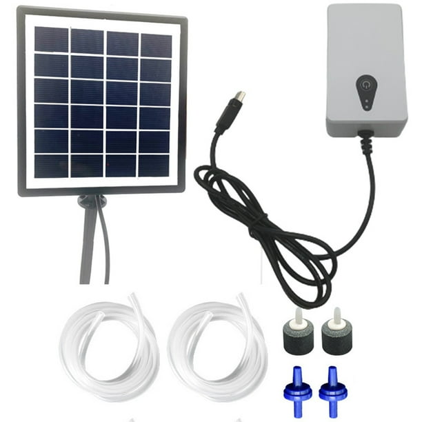 Bomba de oxígeno solar 6V 2W Wdftyju para pecera aireador