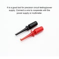 thumbnail image 4 of enqiretly 2Pcs Test Hook Clip Probe Tool Kit Voltage Lead Connect Meter Measuring Instrument Precision Spring Protective, 4 of 8