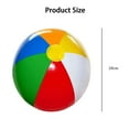 thumbnail image 4 of BESTSKY Beach Balls, Inflatable 16-Inch Rainbow Beach Ball Set, Fun Summer Beach Toys, 3-Pack, 4 of 6