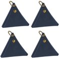 thumbnail image 1 of Monedero, Monedero, Portamonedas, Monedero delgado, Estuche para llaves, Monedero triangular (PU azul, 4 piezas) TUNC Sencillez, 1 of 4