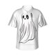 thumbnail image 1 of Fotbe Cute Ghost Simple Drawing Camisa Hawaiana para Hombre Unisex – Camisa Casual de Verano con Botones de Manga Corta de Algodón y Lino,Small, 1 of 7