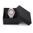 thumbnail image 3 of Colorful Melting Ice-cream Wrist Watches for Men Metal Band Watch Fashion Three-Hand Watch Gift for Boyfriend Father Husband, 3 of 5