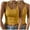 01-Yellow, variant on DJskiyers 2 PC Womens Camisole Tank Tops Trendy Knit Tshirt Crew Neck Crop Tops Summer Ribbed Tops Basic Fitted Shirt