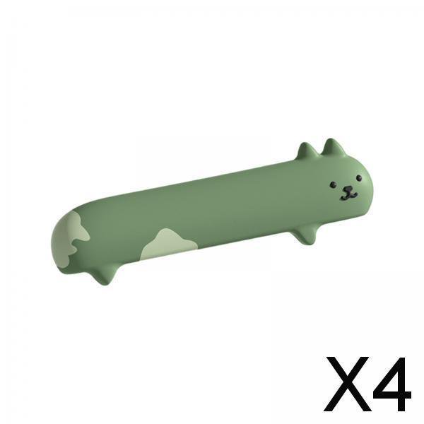 4x Funda para Manija de Puerta, Guante con Mango de Silicona, Dibujos Animados, Protección, Funda de Cojín para Perilla de Puerta de Manos para 4 piezas