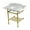 Marble White / Brushed Brass, variant on Kingston Brass LMS36MBB7 Pemberton 36" Carrara Marble Console Sink with Brass Legs and Shelf (8-Inch, 3-Hole), Carrara Marble White/Brushed Brass
