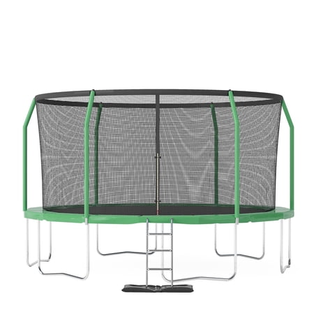 Airzone Jump Premier Backyard Trampoline- 12ft Green/Green