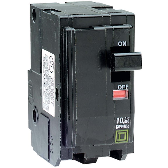 Square D QO 15A Double-Pole Standard Trip Circuit Breaker QO215CP