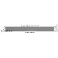 thumbnail image 2 of KFFKFF Aquarium Illumination, 36W Broad Spectrum Lighting for Fish Tanks, Features 5 Brightness Settings, Durable ABS Housing with Extendable Mounts for 48"-54" Freshwater Aquariums, 2 of 9