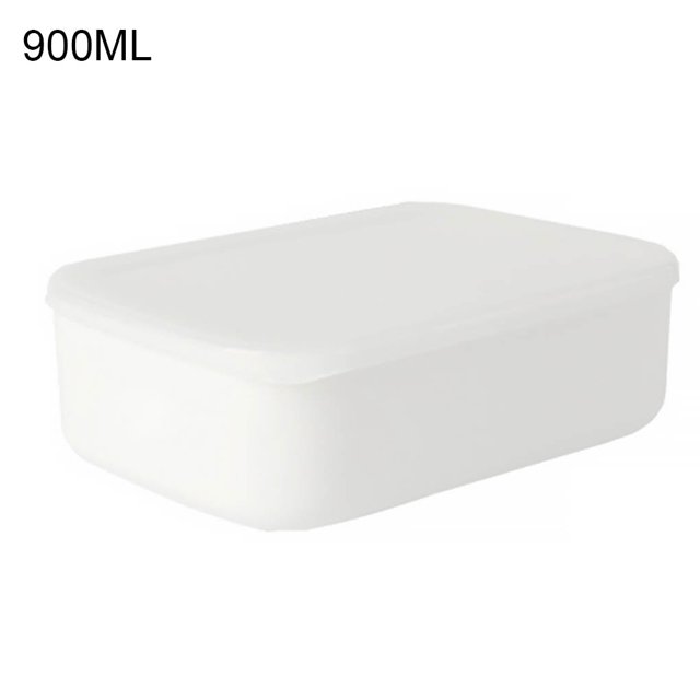 Caja de almacenamiento de alimentos Worallymy con tapa apilable contenedor de nevera para mantener fresco caja organizadora de cocina para el hogar herramienta de 900ml Worallymy JD735805526