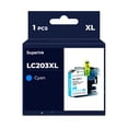thumbnail image 1 of Cartouche d'Encre Cyan Haute Capacité Compatible Brother LC203C TG par Superink, 1 of 6