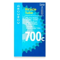 Concord Replacement Bicycle Inner Tube, 700c x 35/43, Presta Valve