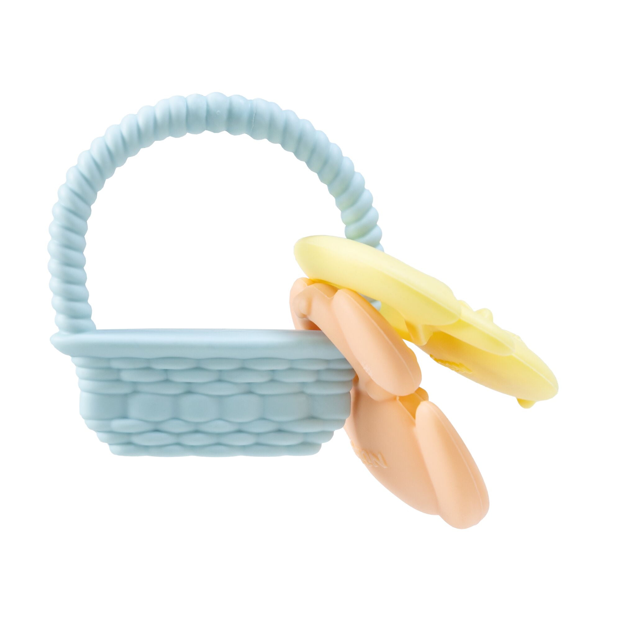 Nuby Silicone Easter Basket Teether with Bunny & Chick
