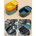 thumbnail image 3 of Txlixc Caja de almacenamiento para rejilla de drenaje, contenedor de drenaje de ventilación impermeable para ahorro de espacio de color sólido, accesorio de cocina para el hogar Txlixc  Home Furnishing, 3 of 5