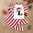 thumbnail image 2 of Siilsaa The Children’s Place Family Matching, Christmas and Holiday Pajama Sets, Cotton White,5-6 Years, 2 of 5