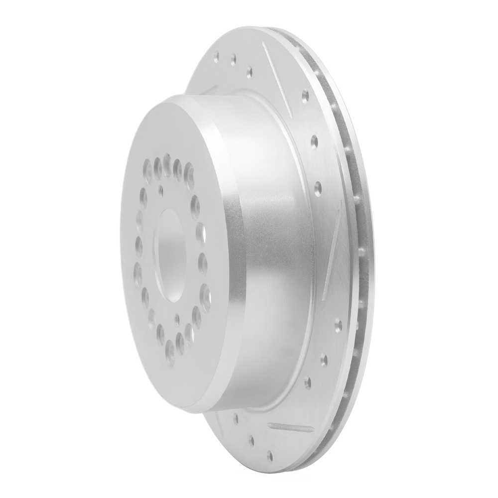 Dynamic Friction Company 631-75001R DFC Brake Rotor - Drilled And Slotted - Silver