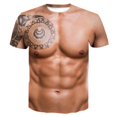 thumbnail image 3 of Camiseta mpado digital en 3D para hombre, Navidad, Halloween, vacacione parodia, impresión digital - SG Baoblaze camisa con estampado de músculos para hombre, 3 of 6