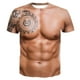 thumbnail image 3 of Camiseta con estampado digital en 3D para hombre, Navidad, Halloween, vacaciones, parodia, impresión digital - SG Yinane camisa de hombre con estampado muscular, 3 of 6