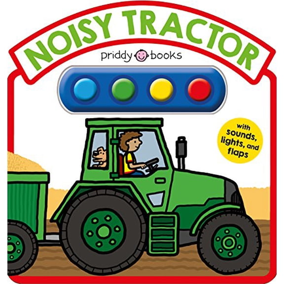 Pre-Owned Noisy Tractor Sound Book: With Sounds, Lights, and Flaps (Simple Sounds), 9780312528423, 0312528426, Hardcover, Brdbk edition
