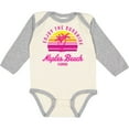 thumbnail image 3 of Inktastic Summer Enjoy the Sunshine Naples Beach Florida in Pink Boys or Girls Long Sleeve Baby Bodysuit, 3 of 5