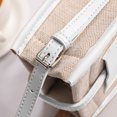 thumbnail image 3 of Bolso retro de poliéster con contraste para teléfono, bolso cuadrado pequeño con hebilla de cinturón, mini bolso diagonal retro, 3 of 5