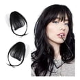 thumbnail image 1 of Flequillo Natural Copete Postizo Cabello Mate Negro 2 Genérica Flequillo Negro, 1 of 3