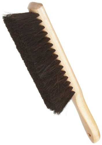 Weiler 71019 Horsehair Counter Duster with Wood Handle 2-1/2 Head Width Wood Block 8 Overall Length Natural 2-pack