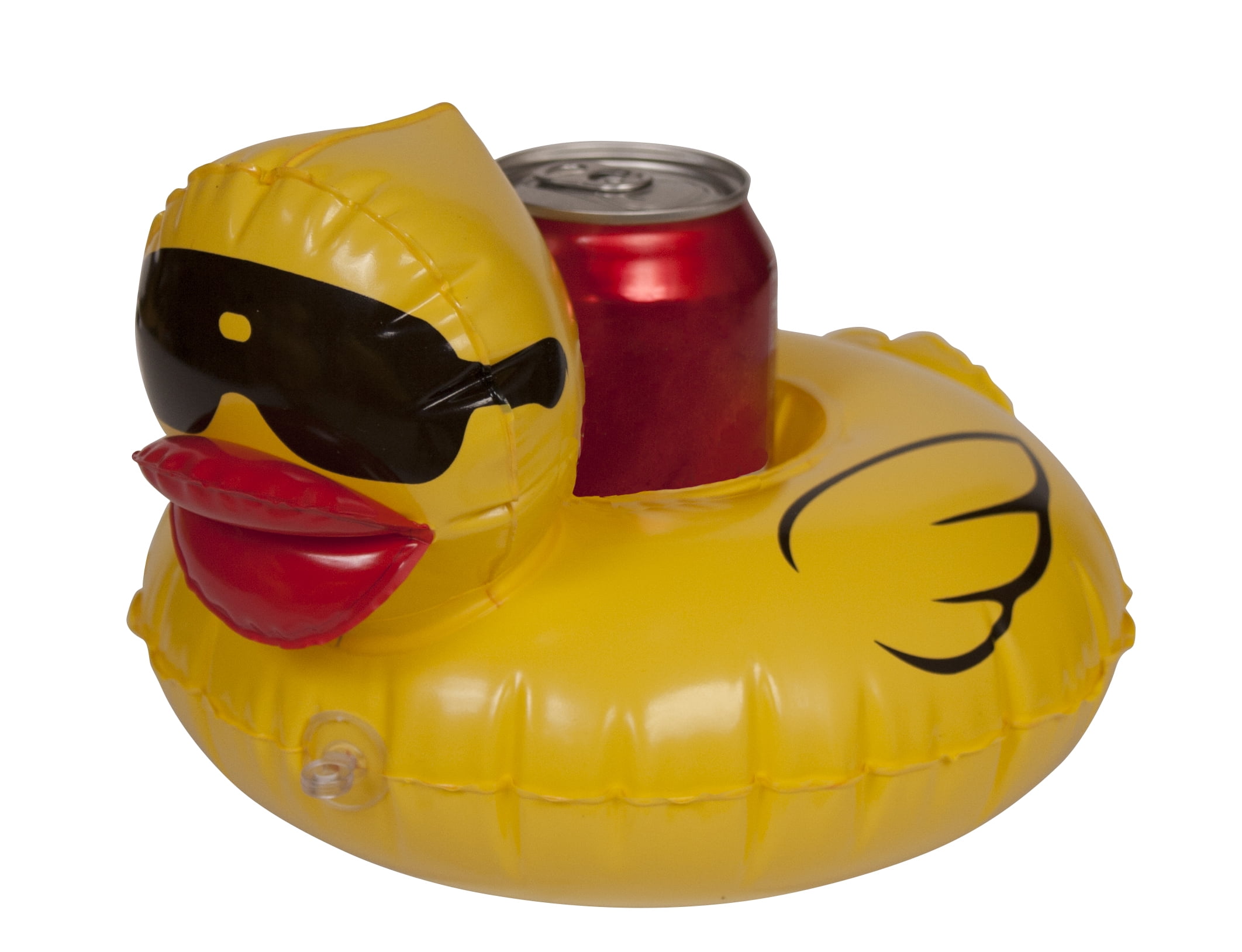 Inflatable Cup Holder Drink Holder Duck Swimming Pool Float Toy Party Coaster AP 