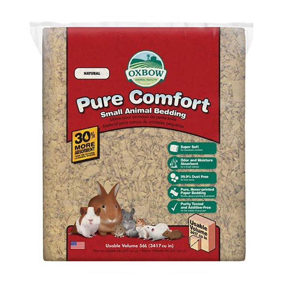 Ropa de cama Oxbow Animal Health Pure Comfort 56 L para conejo