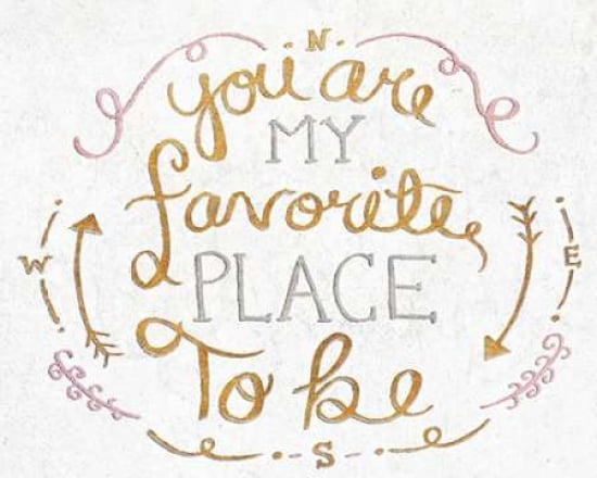 You Are My Favorite I Canvas Art - SD Graphics Studio ()