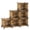 Rustic Brown-14.6”L x 13”W x 13”H, variant on Songmics 6 Cube Storage Organizer  Modular Bookshelf Diy Closet Organizers And Plastic Stackable Shelves 11.8 X 11.8 11.8 Inch Cubes With Feet Rubber Mallet Black Ulpc06h