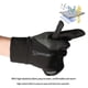 thumbnail image 4 of Guantes de esquí para mujer, para escalada, resistentes al viento, para montar en motocicleta, antideslizantes, para deportes al aire libre, guantes con pantalla táctil, mitones térmicos, M, negro, 4 of 5