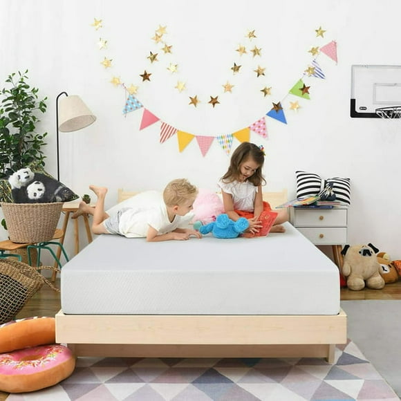 Twin Mattress, 8 Inch Gel Memory Foam Mattress CertiPUR-US Certified Foams, Cool Sleep & Pressure Relief, Medium Firm Mattresses, Mattress-in-a-Box, Twin Size