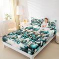 thumbnail image 4 of Feelyou Green Royal Nutcracker Bed Sheets, Cartoon Christmas Ball King Sheets, Teens Kids Boys Girls Sheet Set, Super Cozy Room Decor, 4pcs, 4 of 7