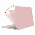 thumbnail image 2 of Mosiso MacBook Pro 15 Case 2017 & 2016 Release A1707, Plastic Hard Shell with Keyboard Cover with Screen Protector with Storage Bag for Newest MacBook Pro 15 Inch with Touch Bar,Rose-Quartz, 2 of 5