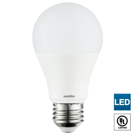 

Sunlite LED A19 Light Bulbs Non-Dimmable 14 Watt (100 Watt Equivalent) Medium (E26) Base 1500 Lumen 30K - Warm White
