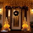 thumbnail image 3 of PMU Christmas Light-Up 6 Pcs Gingerbread Tree 28 Inch - Blow Mold Plastic Statue Illuminated with Cord and Light - Perfect Décor for Christmas Festivals, Events Home, Lawn, Yard, Garden, 3 of 7