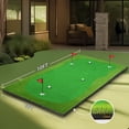 thumbnail image 3 of YUNIC 10 ft x 5 ft Golf Putting Green – 20 mm Rubber Base Golf Practice Mat for Indoor & Outdoor Professional Hitting Swing Training, 3 of 6