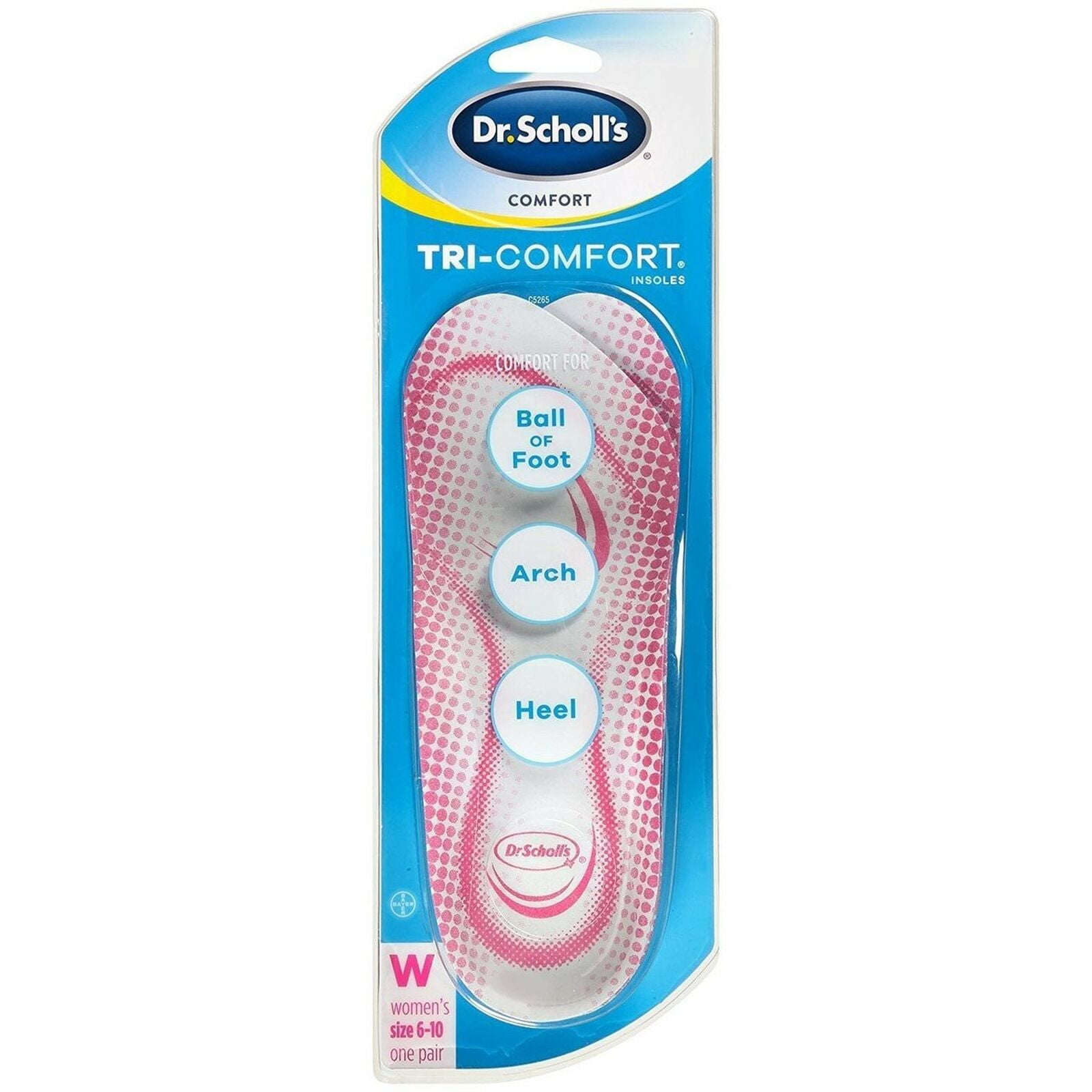 Dr. Scholl's Orthotic Tri Comfort Insole Pain Relief & Arch Support, 3-Pack
