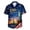 Blue1, variant on Y-Sunset Boys Patriotic 250th Anniversary Button Down Hawaiian Shirt, American Flag Firework Print Short Sleeve Casual Top for 4th of July Summer Outdoor(Red/2-3 Years)