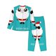 thumbnail image 1 of Fotbe Cute Santa Claus Conjunto de Pijama de Manga Larga para Mujer con Estampado, Ropa de Dormir de 2 Piezas, Conjunto de Casa Suave y Cómodo con Bolsillos-XX-Large, 1 of 7