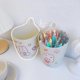 thumbnail image 2 of Large Pen Cup Hanging Painting Brush Holder Makeup Tools Organizer Trash Can Office Stationery Supplies for Women Girls, 2 of 4