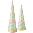 thumbnail image 2 of Regency International 16-20" Candy Stripe Cone Set of 2, Pastel Multi, 2 of 5