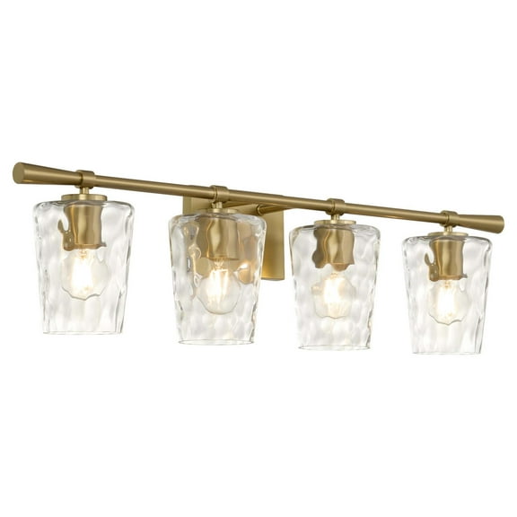 Quorum International 5204-4 Cassini 4 Light 33" Wide Vanity Light - Brass