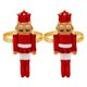 thumbnail image 1 of 2 anillos de servilleta navideños de metal con hebillas de cascanueces, porta servilletas de tela para decoración de mesas, fiestas y cenas navideñas., 1 of 7